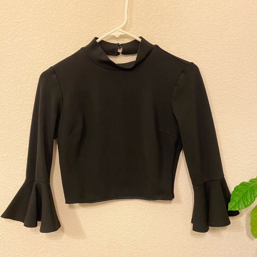 Nasty Gal Belle Sleeve Crop Top